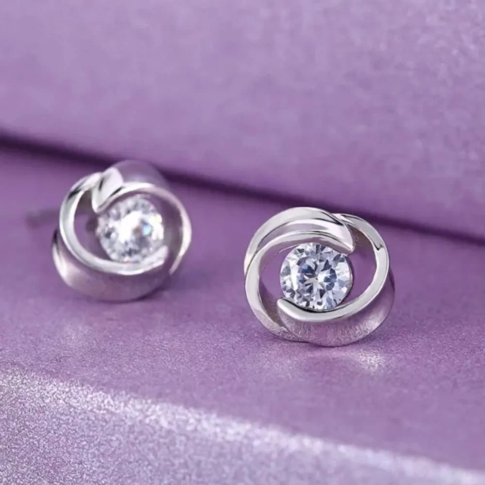 Elegant rose pedal earrings